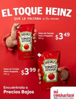 Catálogo Mi Comisariato en El Carmen | El toque heinz | 2026-10-13T00:00:00.000Z - 2026-10-31T00:00:00.000Z