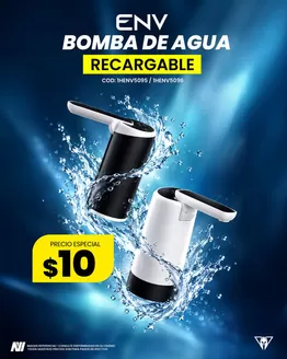 Catálogo Novicompu en Machala | Bomba de agua recargable | 2026-10-15T00:00:00.000Z - 2026-10-31T00:00:00.000Z