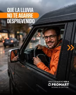 Catálogo Promart Homecenter | Que la lluvia no te agarre desprevenido | 2026-10-16T00:00:00.000Z - 2026-10-31T00:00:00.000Z
