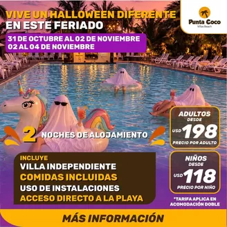 Catálogo Sol Caribe | Vive un halloween diferente en este feriado | 2026-10-16T00:00:00.000Z - 2026-11-04T00:00:00.000Z