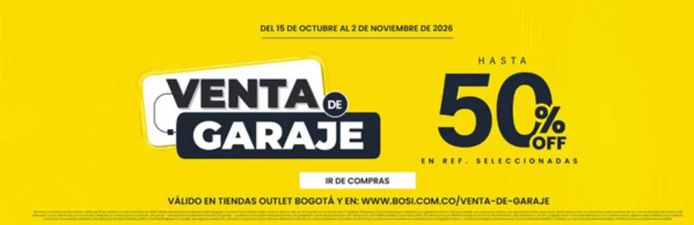 Catálogo Bosi | Hasta 50%off en ref. seleccionadas | 2026-10-16T00:00:00.000Z - 2026-11-02T00:00:00.000Z