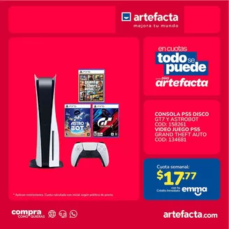 Catálogo Artefacta en San Antonio (Quito) | Catálogo Artefacta | 2026-10-18T00:00:00.000Z - 2026-11-01T00:00:00.000Z
