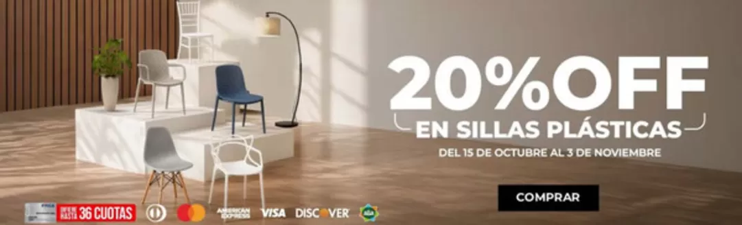 Catálogo Pycca | 20%off en sillas plasticas | 2026-10-19T00:00:00.000Z - 2026-11-03T00:00:00.000Z