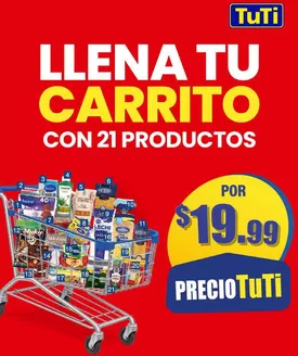 Catálogo TuTi | Llena tu carrito con 21 productos | 2026-10-19T00:00:00.000Z - 2026-10-31T00:00:00.000Z