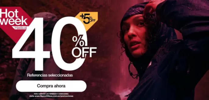 Catálogo The North Face | Hot week hasta el 40%off | 2026-10-21T00:00:00.000Z - 2026-10-25T00:00:00.000Z
