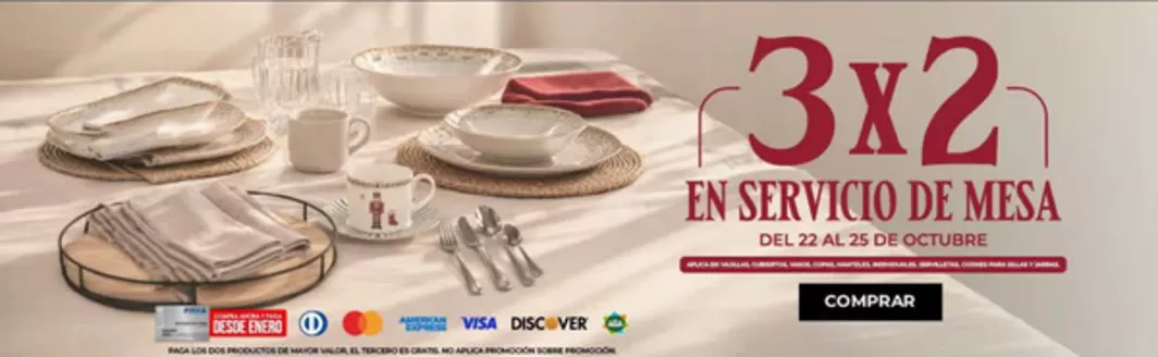 Catálogo Pycca | 3x2 en servicio de mesa | 2026-10-23T00:00:00.000Z - 2026-10-25T00:00:00.000Z
