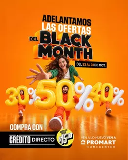 Catálogo Promart Homecenter | Las ofertas del black month | 2026-10-23T00:00:00.000Z - 2026-10-31T00:00:00.000Z