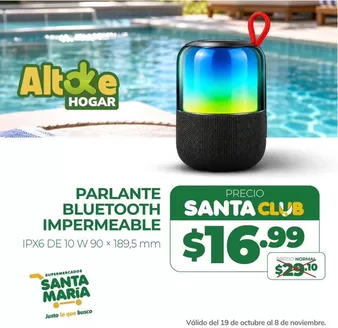 Catálogo Santa Maria en El Laurel | Promociones actuales | 2026-10-19T00:00:00.000Z - 2026-11-08T00:00:00.000Z