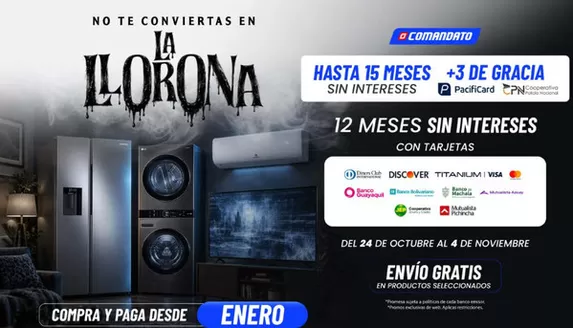 Catálogo Comandato | No te conciertas en la llorona | 2026-10-26T00:00:00.000Z - 2026-11-04T00:00:00.000Z