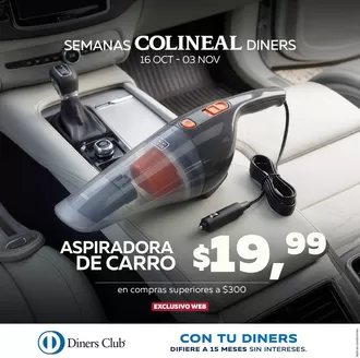 Catálogo Colineal | Semanas colineal diners | 2026-10-26T00:00:00.000Z - 2026-11-03T00:00:00.000Z