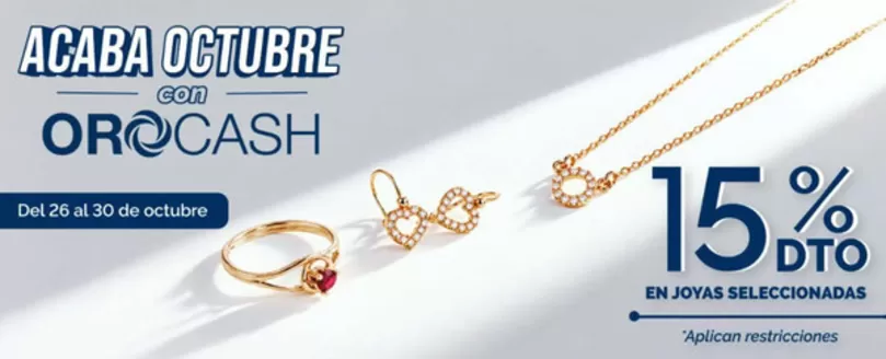 Catálogo OroCash | 15%dto | 2026-10-27T00:00:00.000Z - 2026-10-30T00:00:00.000Z