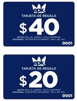 Catálogo EPK | Tarjeta de regalo | 2026-10-27T00:00:00.000Z - 2026-11-27T00:00:00.000Z