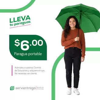 Catálogo Servientrega en Guayllabamba | $6.00 paragua portable | 2026-10-29T00:00:00.000Z - 2026-11-29T00:00:00.000Z