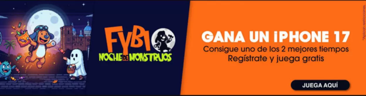 Catálogo Fybeca en Lasso | Fybi noche de monstruos | 2026-10-29T00:00:00.000Z - 2026-10-31T00:00:00.000Z