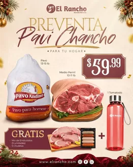 Catálogo Supermercado El Rancho en Lasso | Preventa pavi chancho | 2026-10-29T00:00:00.000Z - 2026-12-31T00:00:00.000Z