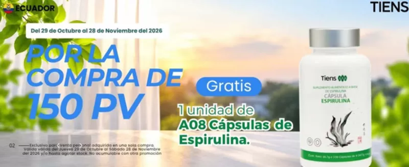 Catálogo Tiens en Atuntaqui | Gratis | 2026-10-30T00:00:00.000Z - 2026-11-28T00:00:00.000Z