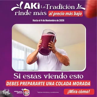 Catálogo Akí en Rumiñahui | Grandes descuentos en productos seleccionados | 2026-10-30T00:00:00.000Z - 2026-11-04T00:00:00.000Z