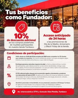 Catálogo Muebles el Bosque | Gangas y ofertas actuales | 2026-10-28T00:00:00.000Z - 2026-11-11T00:00:00.000Z