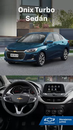 Catálogo Chevrolet en Esmeraldas | Onix Turbo Sedán  | 2024-10-31T00:00:00.000Z - 2025-12-31T00:00:00.000Z
