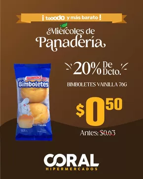 Catálogo Coral Hipermercados en Quito | Miercoles de panaderia  | 2025-07-17T00:00:00.000Z - 2025-07-20T00:00:00.000Z
