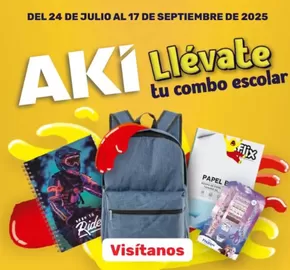 Catálogo Akí en Santo Domingo | Llevate tu combo escolar  | 2025-07-29T00:00:00.000Z - 2025-09-07T00:00:00.000Z