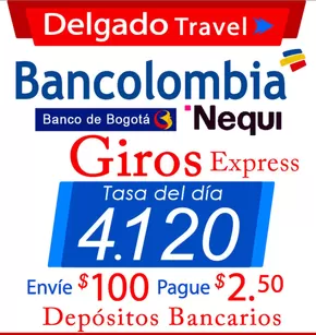 Catálogo Banco Delbank en San Juan | Giros Express  | 2025-07-31T00:00:00.000Z - 2025-07-31T00:00:00.000Z