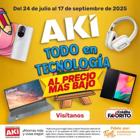 Catálogo Akí en Tena | Todo en tecnologia | 2025-08-05T00:00:00.000Z - 2025-09-17T00:00:00.000Z