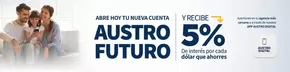 Catálogo Banco del Austro en Santa Clara | 5% de interes por cada dolar que ahorres  | 2025-08-07T00:00:00.000Z - 2025-08-16T00:00:00.000Z