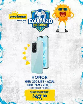 Catálogo Orve Hogar en Atacames Canton | Honor Ofertas  | 2025-08-07T00:00:00.000Z - 2025-08-10T00:00:00.000Z