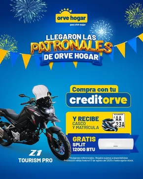 Catálogo Orve Hogar en Santa Isabel | Llegaron las ptatronales  | 2025-08-10T00:00:00.000Z - 2025-08-17T00:00:00.000Z