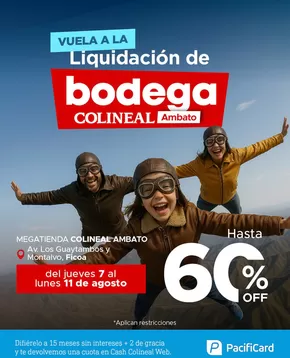 Catálogo Colineal en Guayaquil | Liquidacion de bodega Colineal | 2025-08-11T00:00:00.000Z - 2025-08-11T00:00:00.000Z