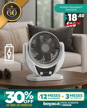Catálogo Boyacá en Duran | Ventilador Recargable  | 2025-08-11T00:00:00.000Z - 2025-08-17T00:00:00.000Z