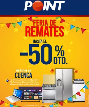 Catálogo Point en Santa Isabel | Feria de remates  | 2025-08-13T00:00:00.000Z - 2025-08-17T00:00:00.000Z