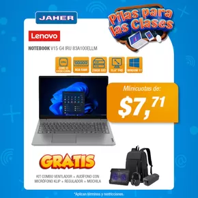 Catálogo Jaher en Riobamba | Pilas para las clases | 2025-08-14T00:00:00.000Z - 2025-08-23T00:00:00.000Z