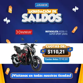 Catálogo Jaher en Guayaquil | Liquidacion de saldos  | 2025-08-18T00:00:00.000Z - 2025-08-31T00:00:00.000Z