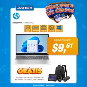 Catálogo Jaher en Guayaquil | Pilas para las clases  | 2025-08-18T00:00:00.000Z - 2025-08-31T00:00:00.000Z