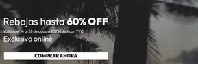 Rebajas hasta 60%off 