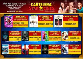 Catálogo Star Cines | Cartelera Star Cines | 2025-08-19T00:00:00.000Z - 2025-08-20T00:00:00.000Z