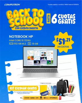 Catálogo Computron en Ambato | Notebook Hp  | 2025-08-19T00:00:00.000Z - 2025-08-31T00:00:00.000Z