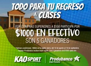 Catálogo Kao Sports Center | Todo para tu regreso a clases  | 2025-08-21T00:00:00.000Z - 2025-09-14T00:00:00.000Z