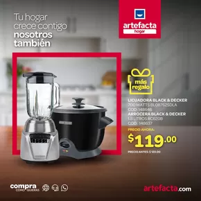Catálogo Artefacta | Tu hogar crece contigo nosotros tambien  | 2025-08-21T00:00:00.000Z - 2025-08-31T00:00:00.000Z