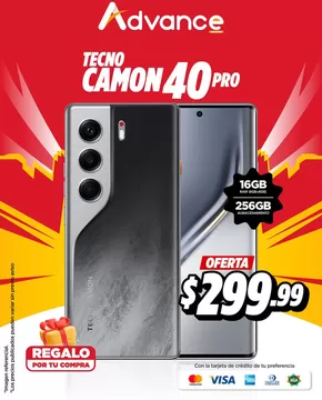 Catálogo Advance | Tecno camon 40pro  | 2025-08-25T00:00:00.000Z - 2025-08-31T00:00:00.000Z