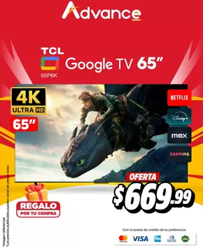 Catálogo Advance en Riobamba | Google tv | 2025-08-25T00:00:00.000Z - 2025-08-31T00:00:00.000Z