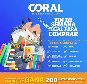 Catálogo Coral Hipermercados | Fin de semana ideal para comprar  | 2025-08-25T00:00:00.000Z - 2025-08-31T00:00:00.000Z