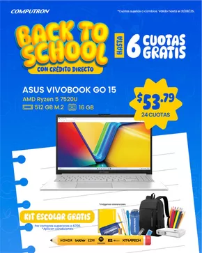 Catálogo Computron en Riobamba | Back to school  | 2025-08-29T00:00:00.000Z - 2025-08-31T00:00:00.000Z