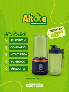 Catálogo Santa Maria en Quito | Ofertas para cazadores de gangas | 2025-09-08T00:00:00.000Z - 2025-09-21T00:00:00.000Z