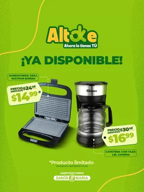 Catálogo Santa Maria en Quito | Excelente oferta para todos los clientes | 2025-09-14T00:00:00.000Z - 2025-09-28T00:00:00.000Z
