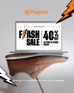 Catálogo Payless en El Carmen | Flash Sale 40% | 2025-09-16T00:00:00.000Z - 2025-09-16T00:00:00.000Z