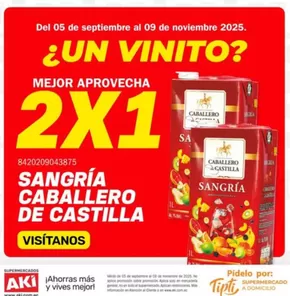 Catálogo Akí en Cayambe | Mejor Aprovecha 2x1 | 2025-09-19T00:00:00.000Z - 2025-11-09T00:00:00.000Z