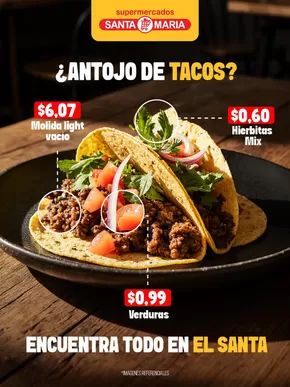 Catálogo Santa Maria | Antojo de tacos | 2025-09-29T00:00:00.000Z - 2025-10-05T00:00:00.000Z